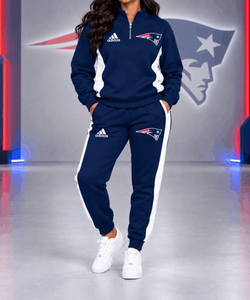 New England Patriots NFL Athletic Team Spirit Quarter-Zip + Pants