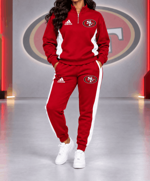 San Francisco 49Ers NFL Athletic Team Spirit Quarter-Zip + Pants