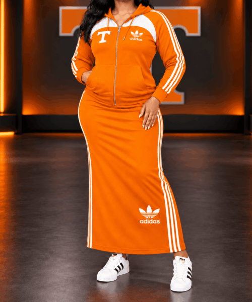 Tennessee Volunteers NCAA Team Spirit Zip Hoodie & Maxi Skirt Set