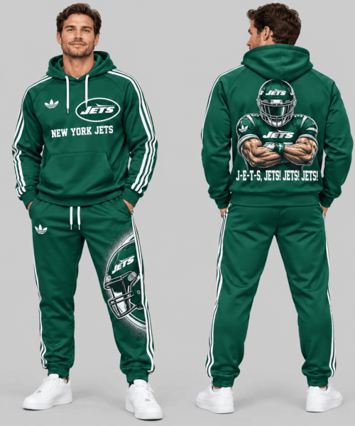 New York Jets NFL Mascot Back Print Tracksuit Set