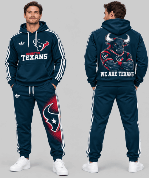Houston Texans NFL Mascot Back Print Tracksuit Set