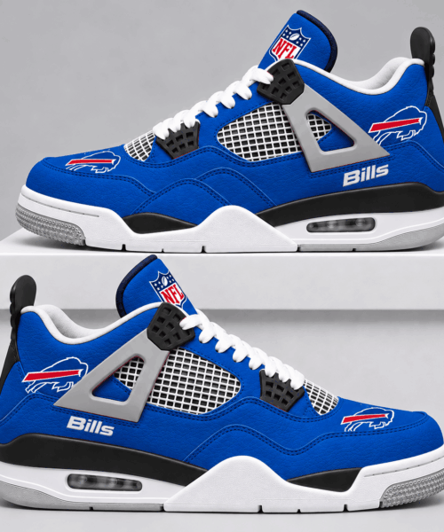 Buffalo Bills NFL Retro Game Day AJ4 Shoes