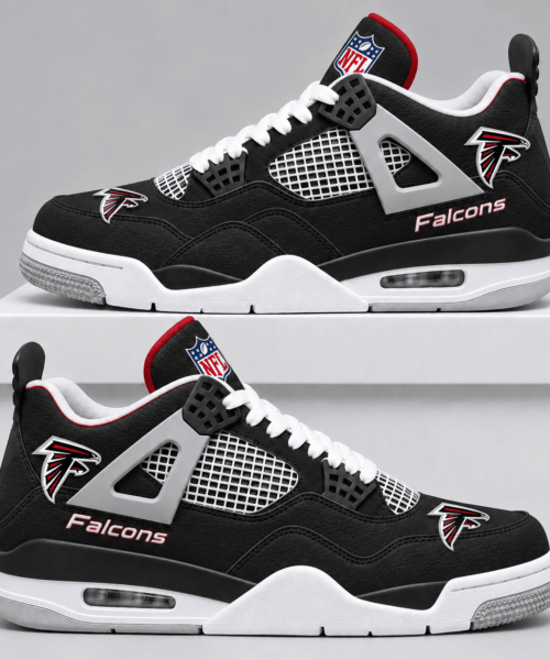 Atlanta Falcons NFL Retro Game Day AJ4 Shoes