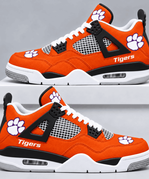 Clemson Tigers NCAA Game Day Mesh AJ4 Shoes