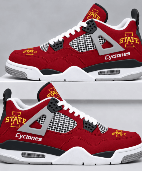 Iowa State Cyclones NCAA Game Day Mesh AJ4 Shoes