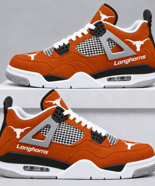 Texas Longhorns NCAA Game Day Mesh AJ4 Shoes