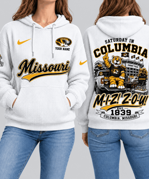 Missouri Tigers NCAA Saturday Gameday Waffle Hoodie