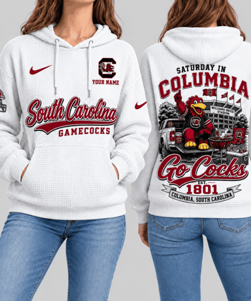 South Carolina Gamecocks NCAA Saturday Gameday Waffle Hoodie