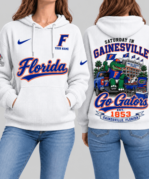 Florida Gators NCAA Saturday Gameday Waffle Hoodie