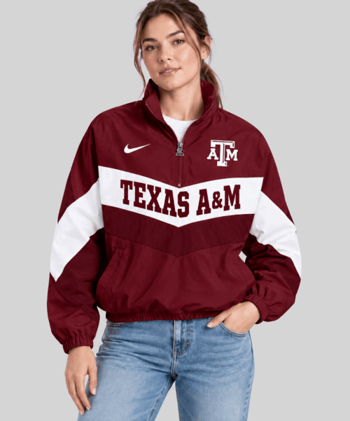 Texas A&M Aggies NCAA Chevron Wordmark Zip Jacket