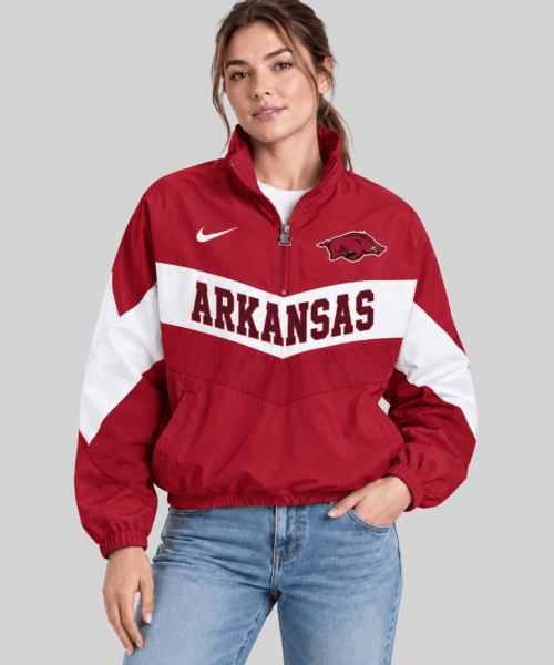 Arkansas Razorbacks NCAA Chevron Wordmark Zip Jacket