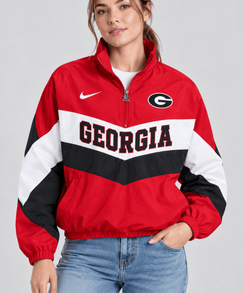 Georgia Bulldogs NCAA Chevron Wordmark Zip Jacket