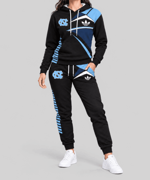 North Carolina Tar Heels NCAA Geometric Panel Tracksuit Set