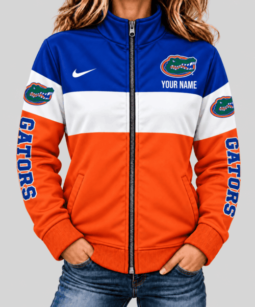 Florida Gators NCAA Color Block Mascot Sleeve Jacket