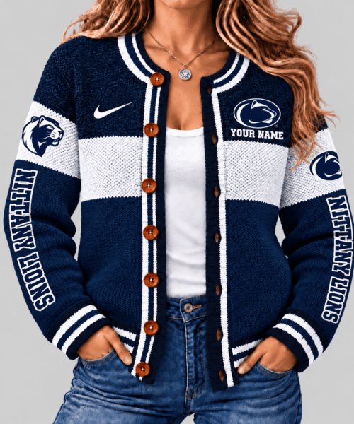 Penn State Nittany Lions NCAA Fleece Color Block Cardigan