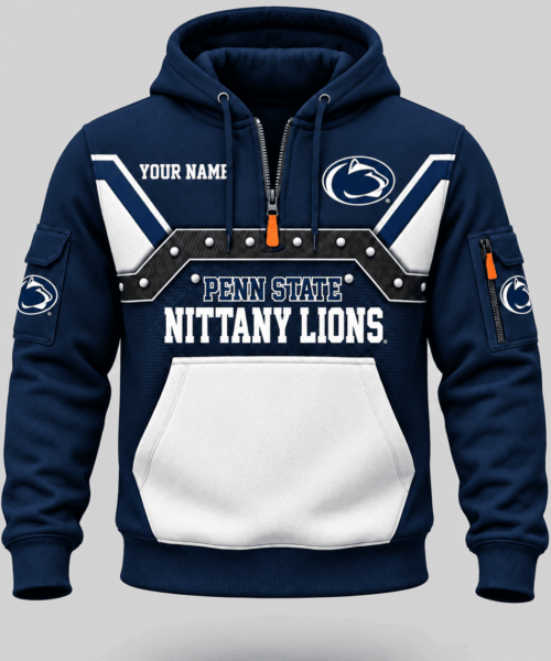 Penn State Nittany Lions NCAA Utility Panel Half Zip Hoodie
