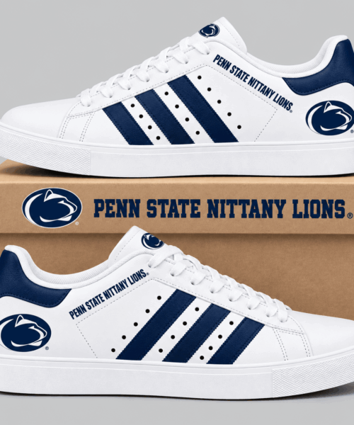 Penn State Nittany Lions NCAA Stripe Low Top Sneakers