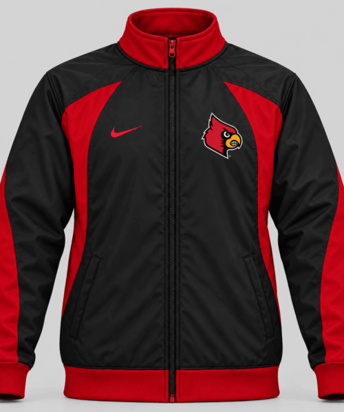 Louisville Cardinals NCAA Side Panel Track Jacket