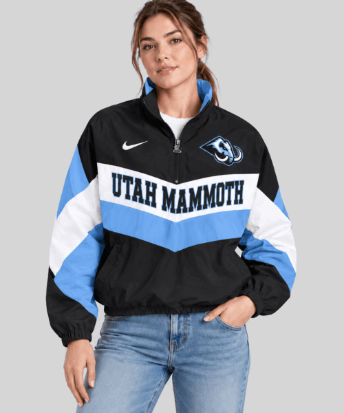 Utah Mammoth NHL Chevron Wordmark Zip Jacket
