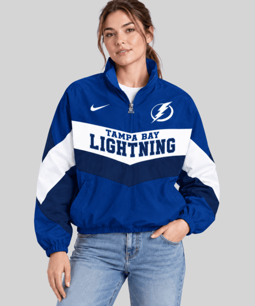 Tampa Bay Lightning NHL Chevron Wordmark Zip Jacket