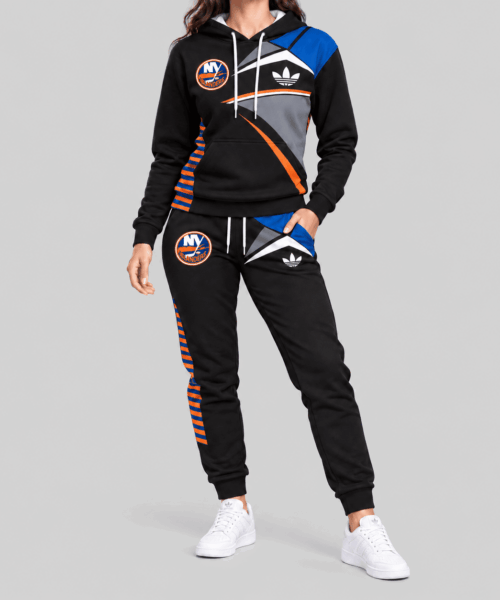 New York Islanders NHL Geometric Panel Tracksuit Set