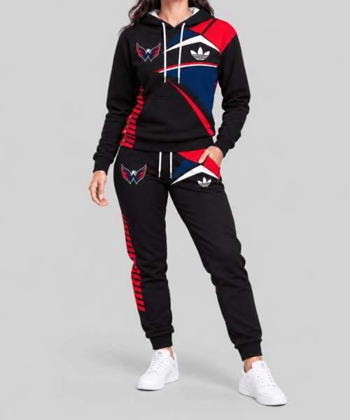 Washington Capitals NHL Geometric Panel Tracksuit Set