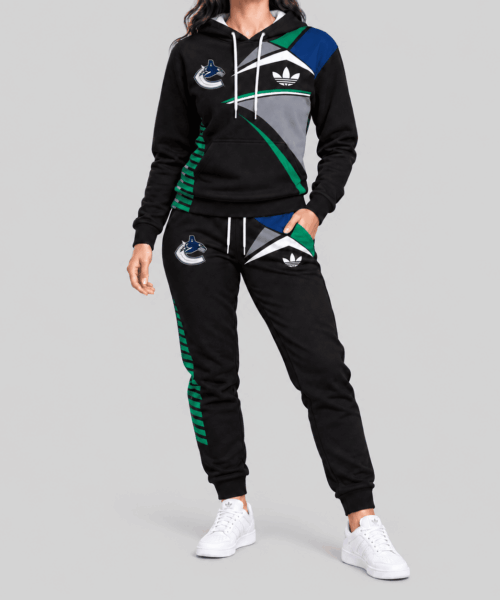 Vancouver Canucks NHL Geometric Panel Tracksuit Set