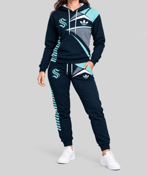 Seattle Kraken NHL Geometric Panel Tracksuit Set