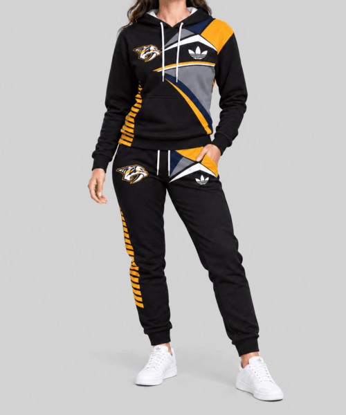 Nashville Predators NHL Geometric Panel Tracksuit Set
