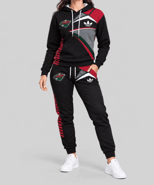 Minnesota Wild NHL Geometric Panel Tracksuit Set