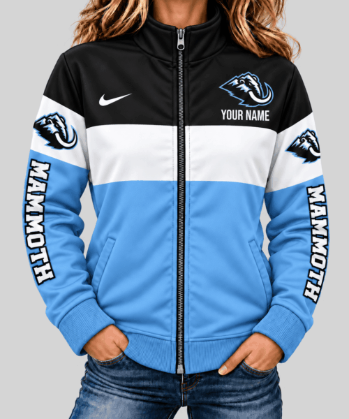 Utah Mammoth NHL Color Block Mascot Sleeve Jacket