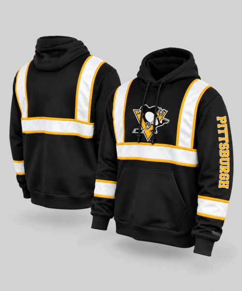 Pittsburgh Penguins NHL Reflective Stripe Hoodie