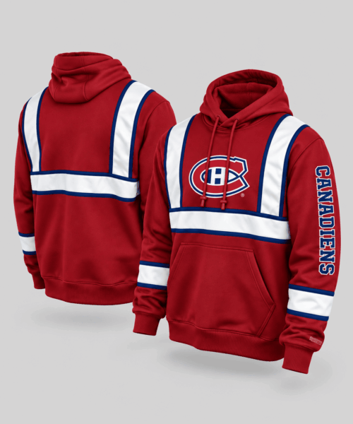 Montreal Canadiens NHL Reflective Stripe Hoodie