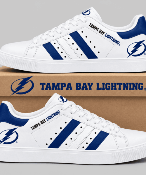 Tampa Bay Lightning NHL Stripe Low Top Sneakers