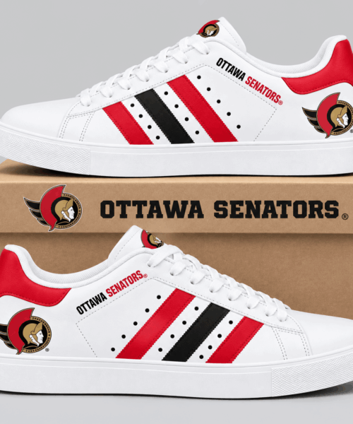 Ottawa Senators NHL Stripe Low Top Sneakers