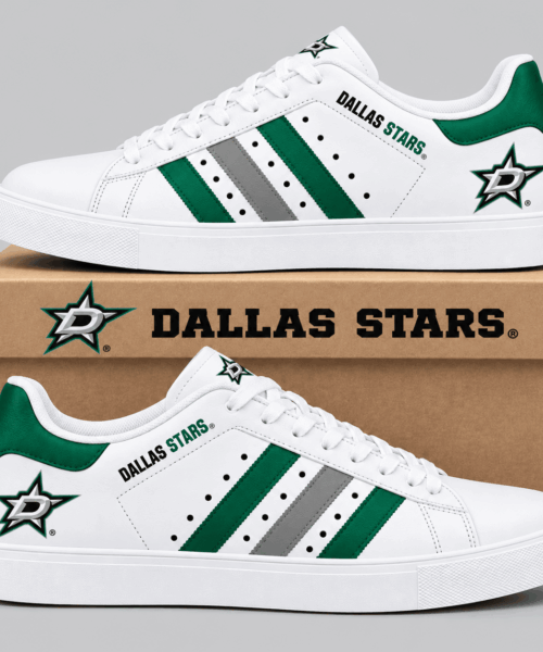 Dallas Stars NHL Stripe Low Top Sneakers
