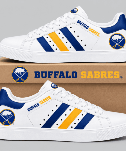 Buffalo Sabres NHL Stripe Low Top Sneakers