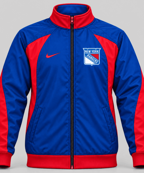 New York Rangers NHL Side Panel Track Jacket