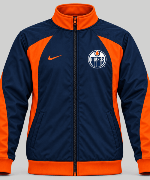 Edmonton Oilers NHL Side Panel Track Jacket