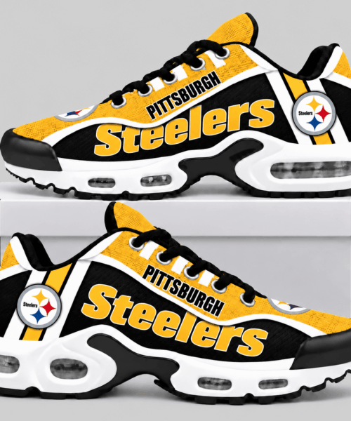 Pittsburgh Steelers NFL Bold Wordmark Air Cushion Sneakers