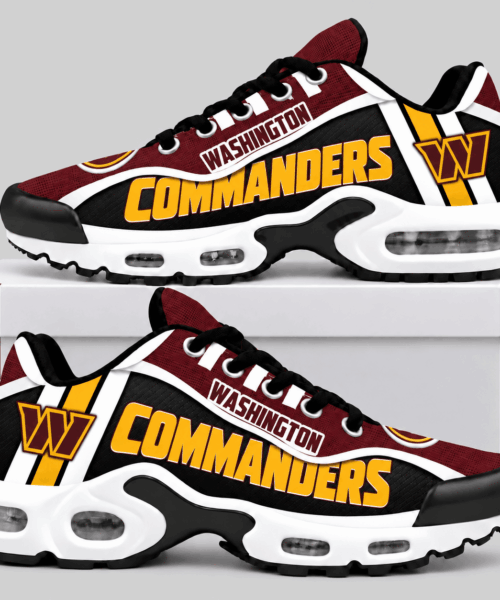Washington Commanders NFL Bold Wordmark Air Cushion Sneakers