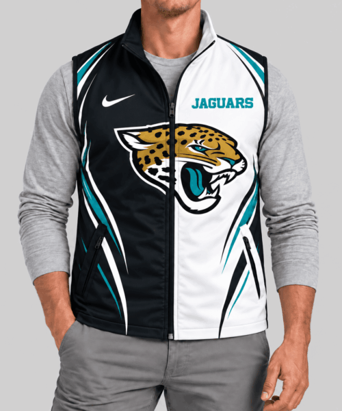 Jacksonville Jaguars NFL Swoosh Panel Softshell Vest
