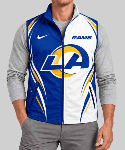 Los Angeles Rams NFL Swoosh Panel Softshell Vest