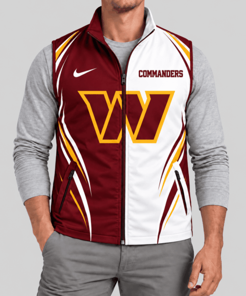 Washington Commanders NFL Swoosh Panel Softshell Vest