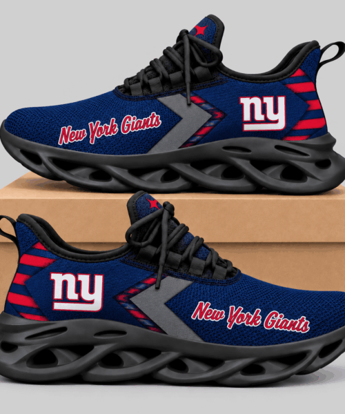 New York Giants NFL Script Wordmark Wave Sole Sneakers